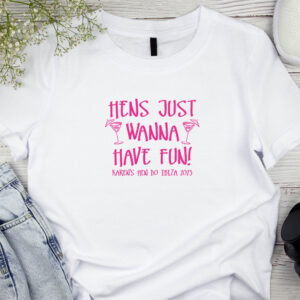 hens just wanna have fun t-shirt bride