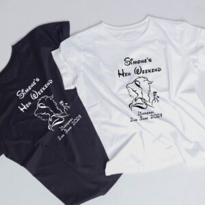 beast and beauty theme tshirt